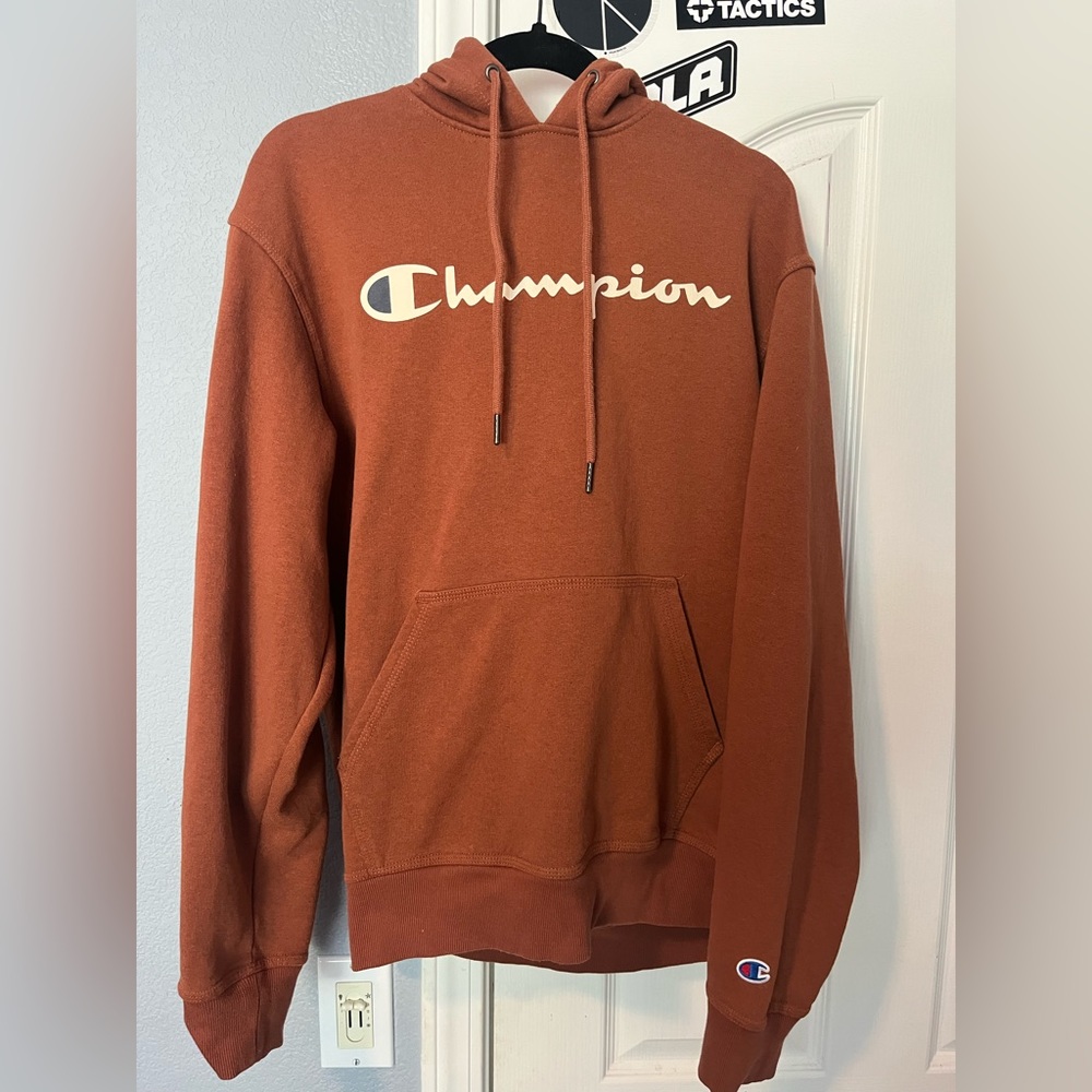 Brown champion hoodie